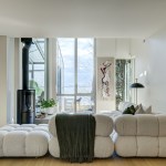 Salon aménagé dans le cadre du projet Corot de Concept Durable